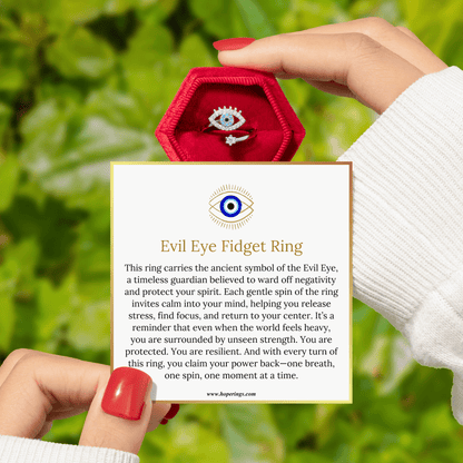 Evil Eye Fidget Ring