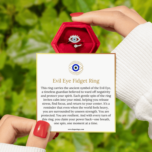 Evil Eye Fidget Ring