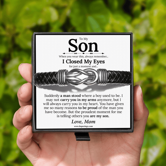 To My Son - Forever Linked Bracelet