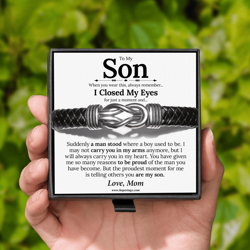 To My Son - Forever Linked Bracelet