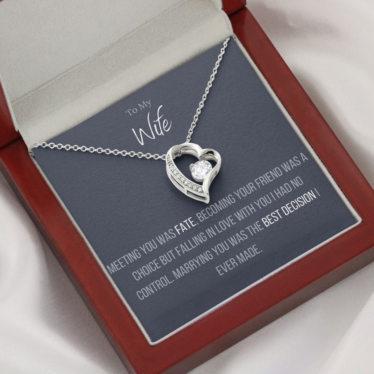 The Forever Love™ Necklace To My Wife