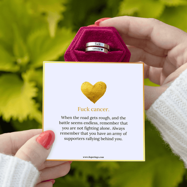 F♡ck Cancer Ring – Hope Rings