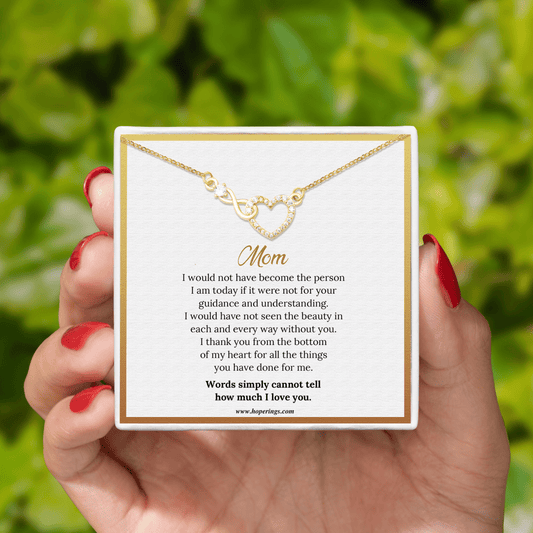 To My Mom - Forever Love Necklace