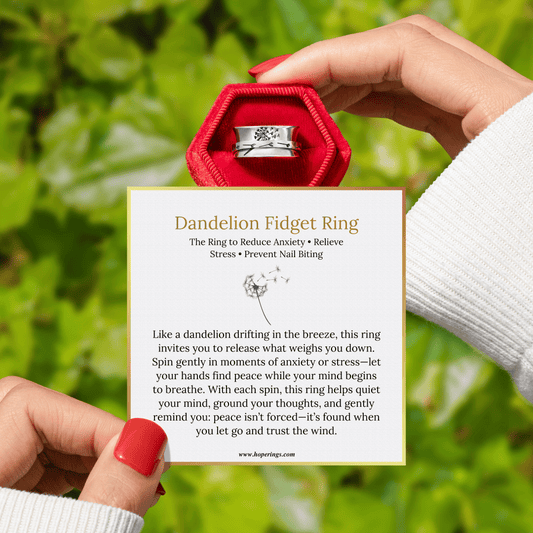 Dandelion Fidget Ring