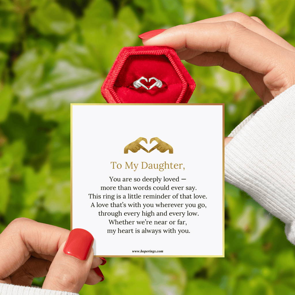 To My Daughter - I Love You Ring