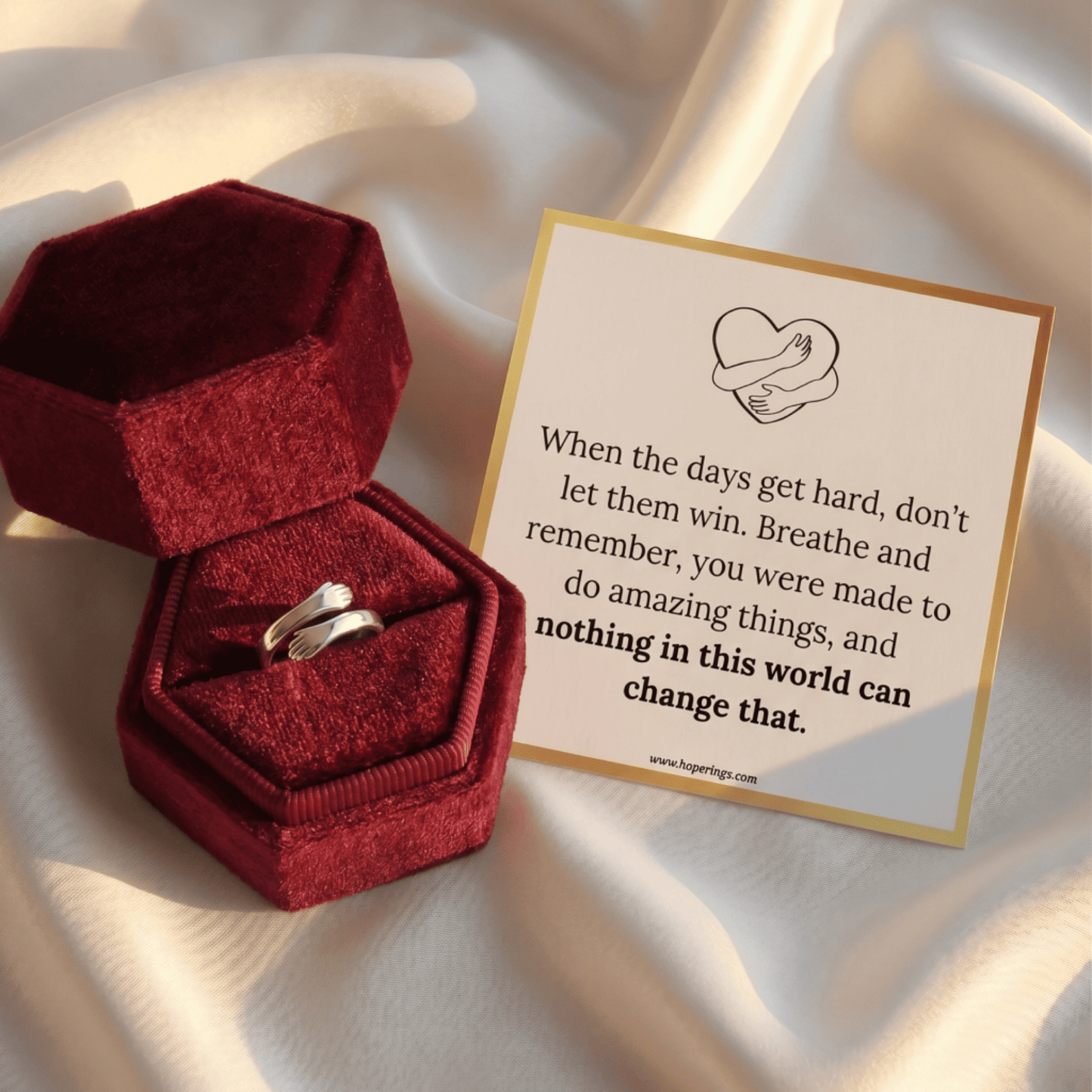 You Can Do Amazing Things Hug Ring
