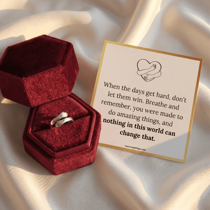You Can Do Amazing Things Hug Ring