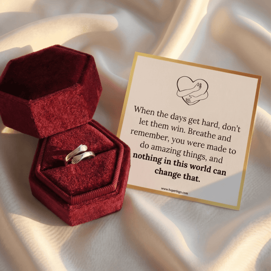 You Can Do Amazing Things Hug Ring