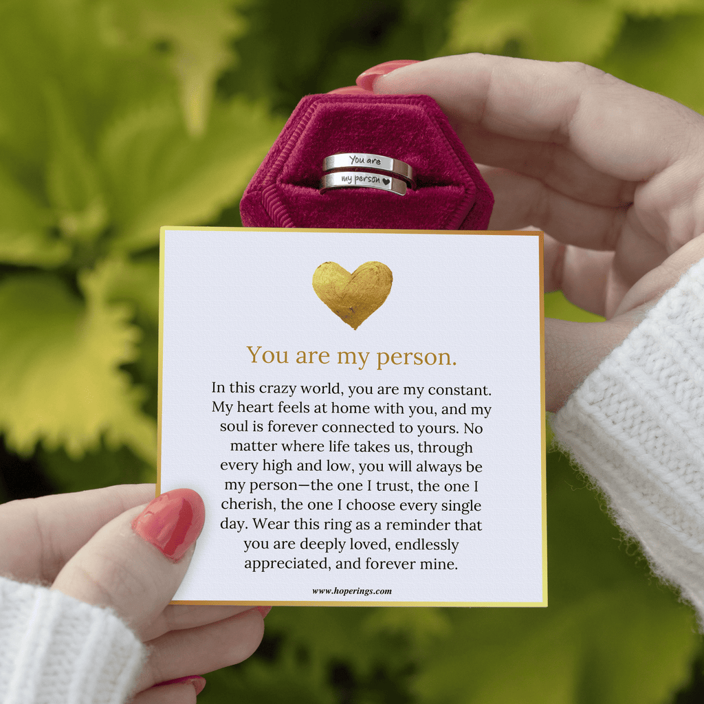 You Are My Person Ring