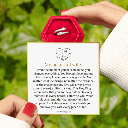 To My Wife - Hug Ring