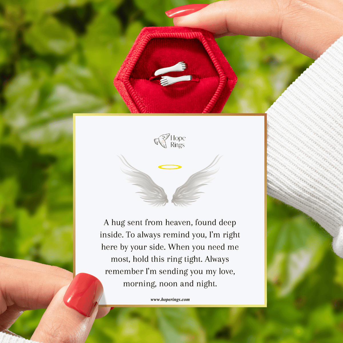 The Hug From Heaven Ring – Hope Rings