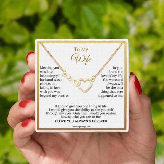 To My Wife - Always & Forever Necklace