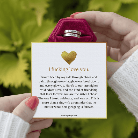 I F♡cking Love You Ring