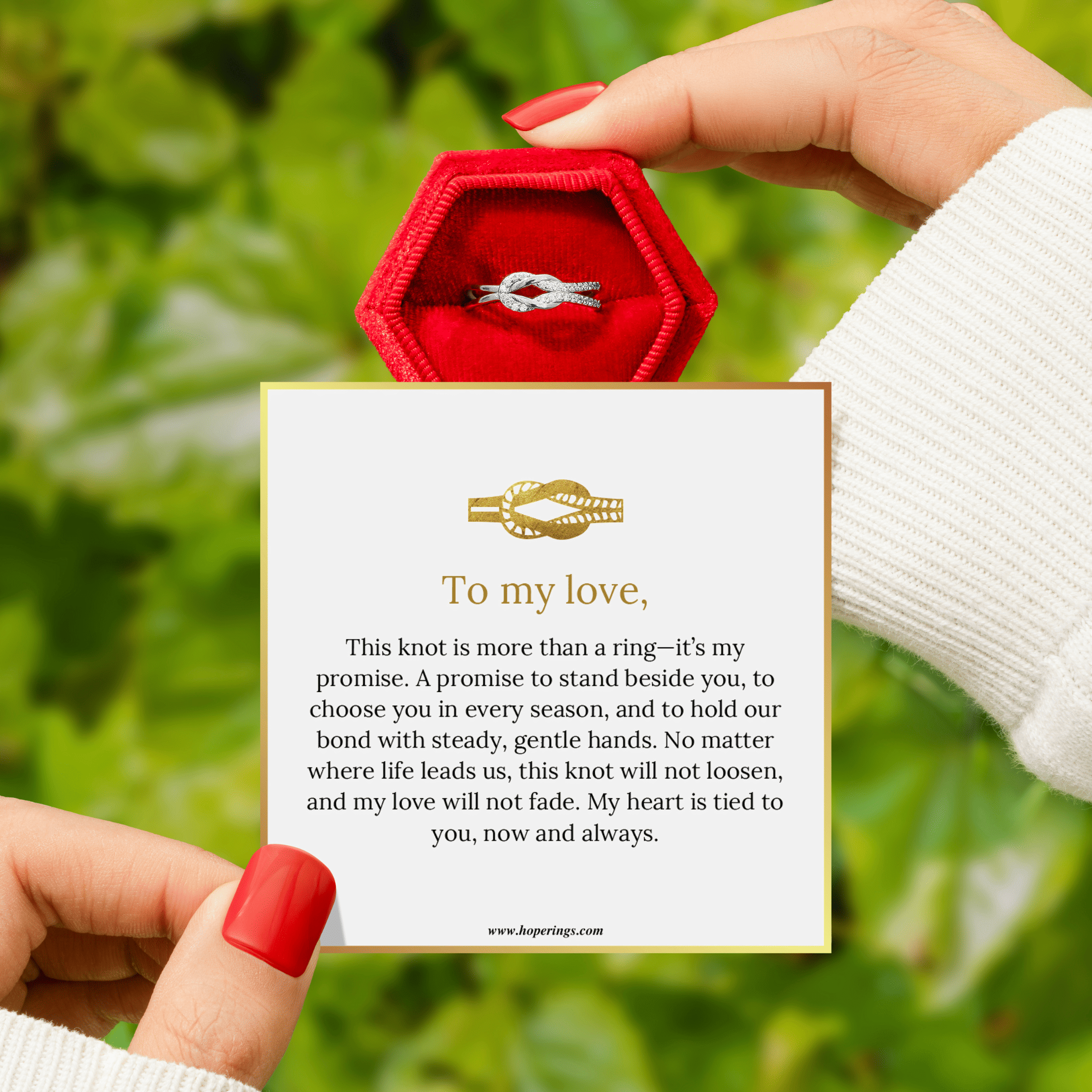 Promise Knot Ring – Hope Rings