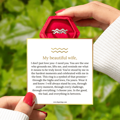To My Wife - Highs & Lows Ring