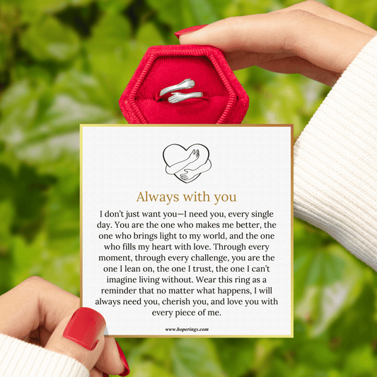 Always With You - Hug Ring