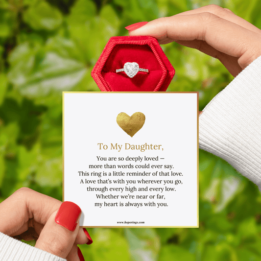 To My Daughter - I Love You Ring