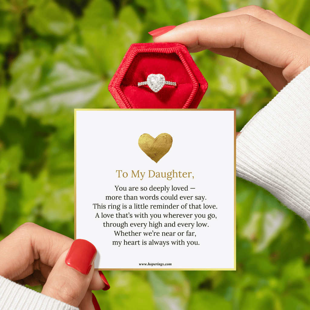 To My Daughter - I Love You Ring