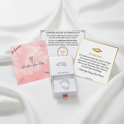 Love Knot Ring - Pure Silver
