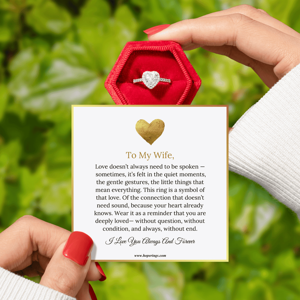 To My Wife - I Love You Ring