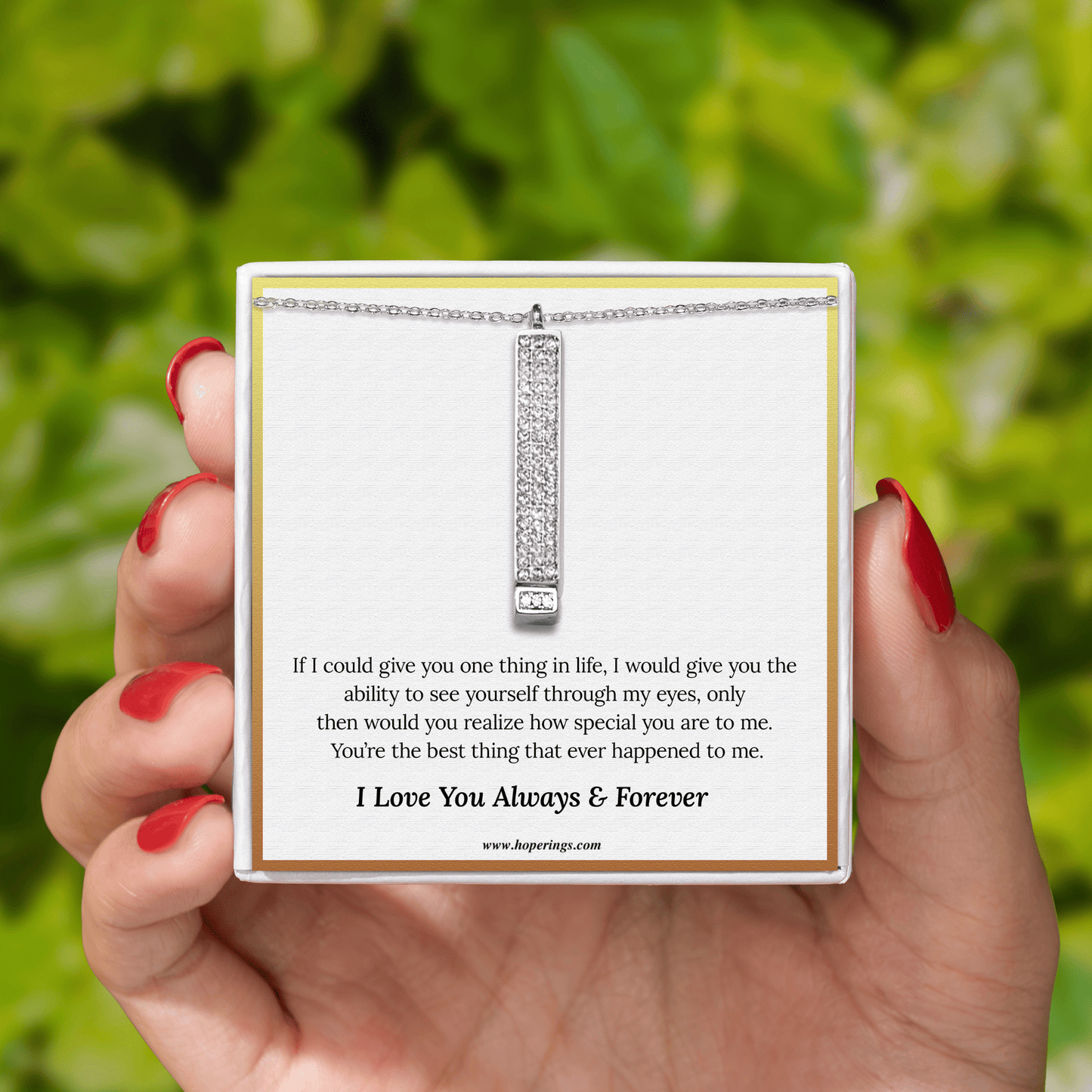I Love You Necklace
