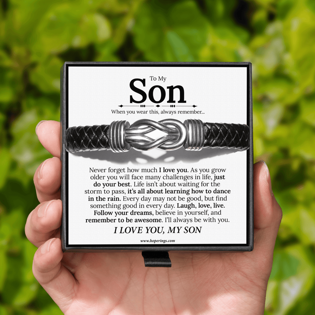 To My Son - Forever Linked Bracelet