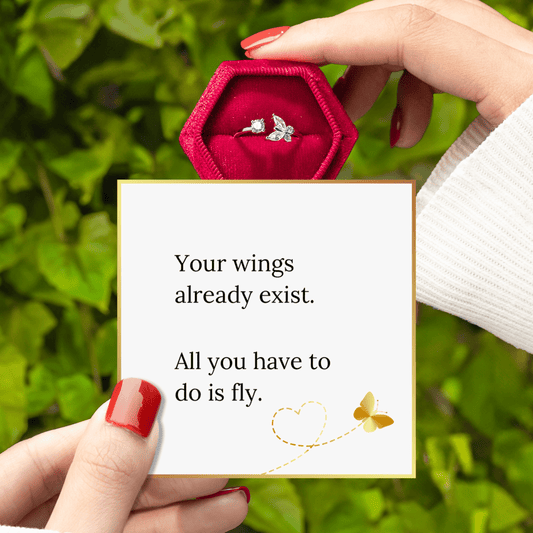 Just Be You Butterfly Ring