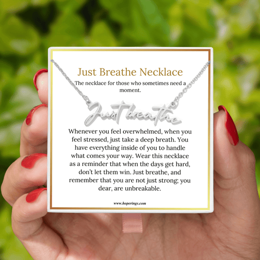Just Breathe Necklace