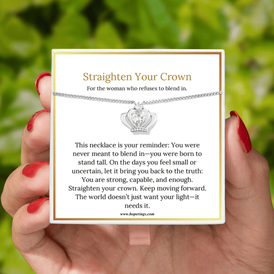 Straighten Your Crown Necklace