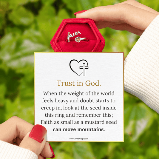 Mustard Seed Of Faith Ring