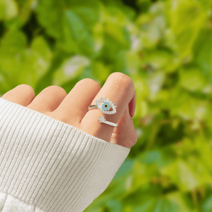 Evil Eye Fidget Ring