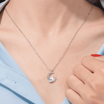 Moon & Back Necklace