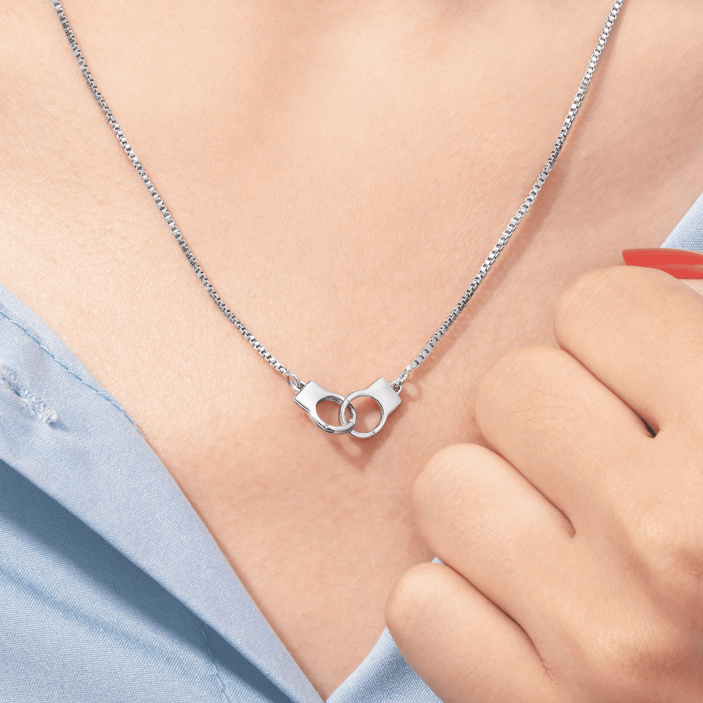 To My Love - Police Handcuff Necklace