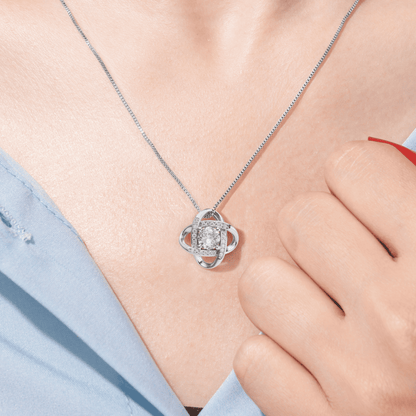 To My Bonus Daughter - Love Knot Necklace