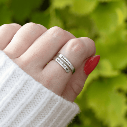 Inhale Peace, Exhale Doubt Ring
