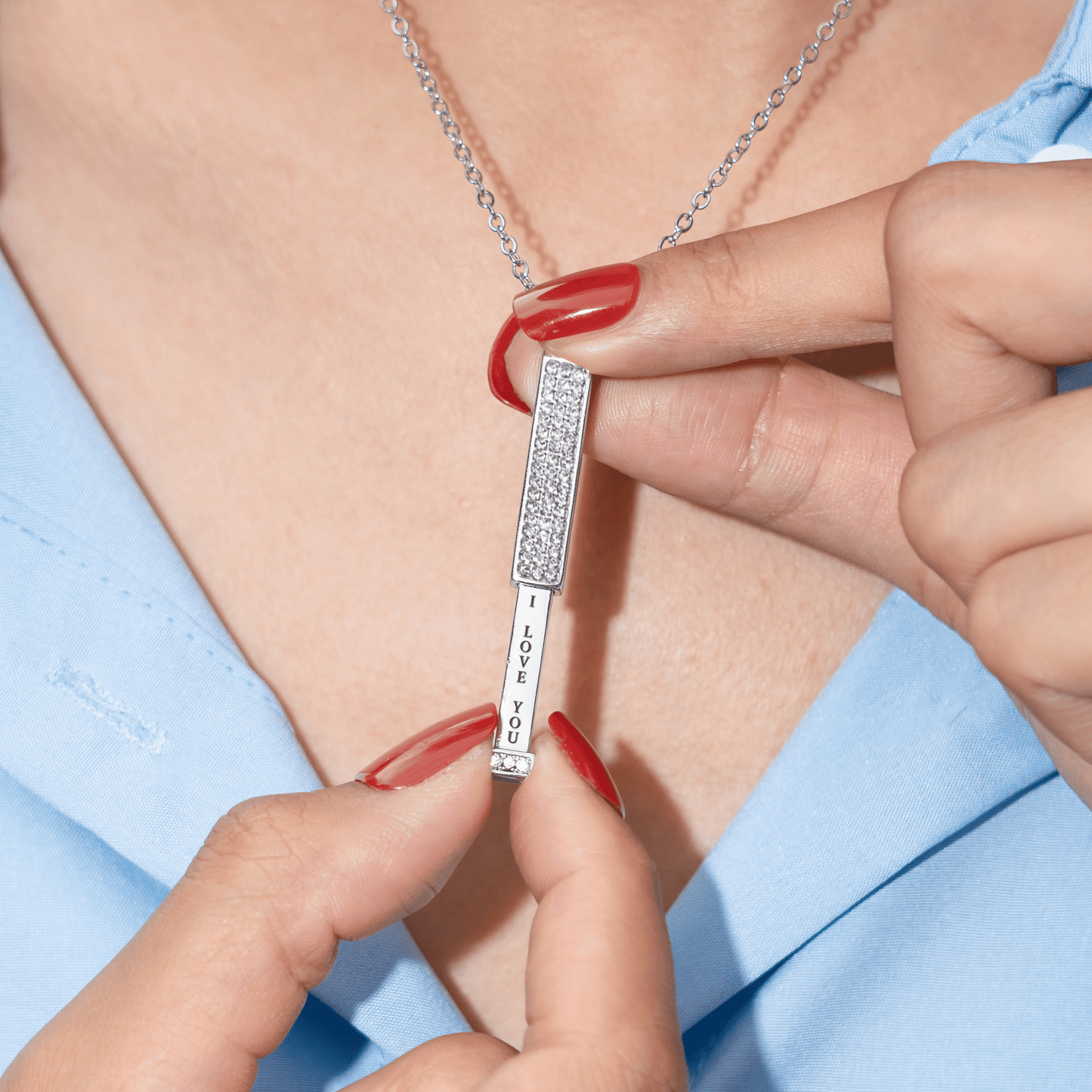 I Love You Necklace