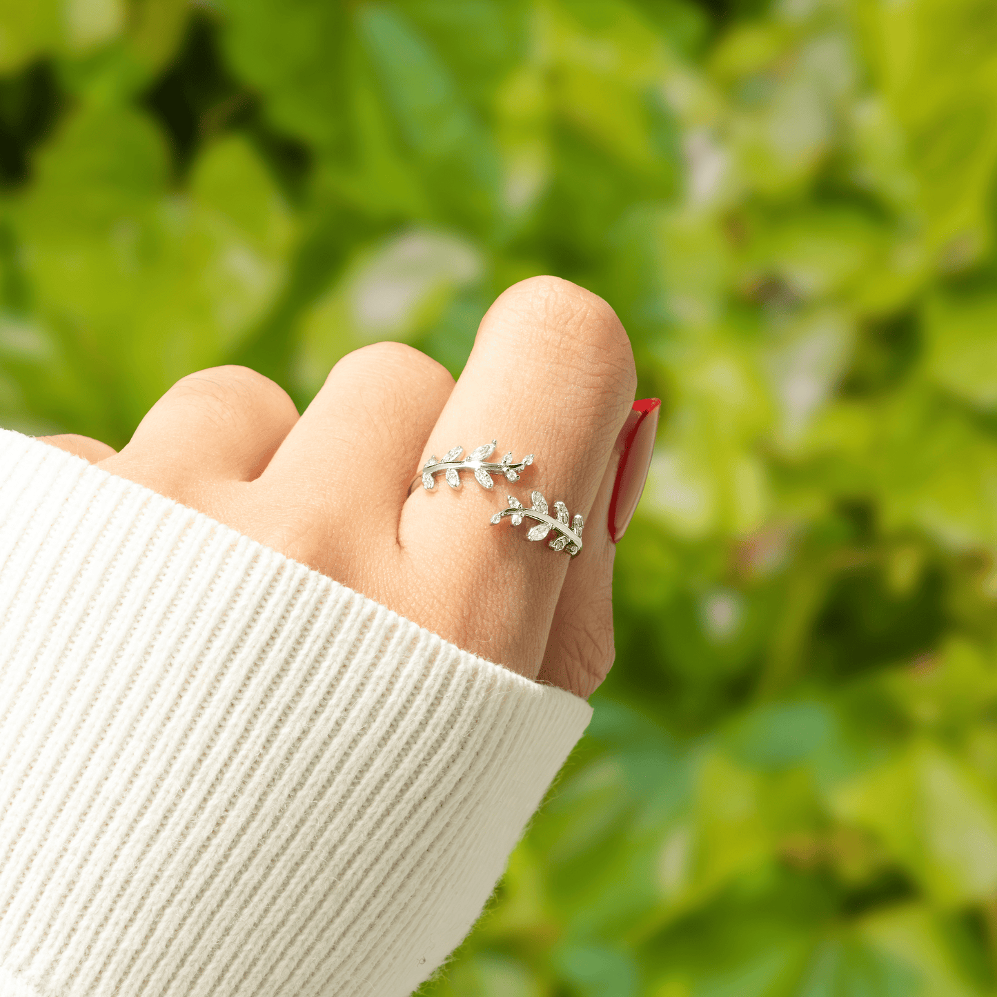 Be-Leaf In Yourself Ring