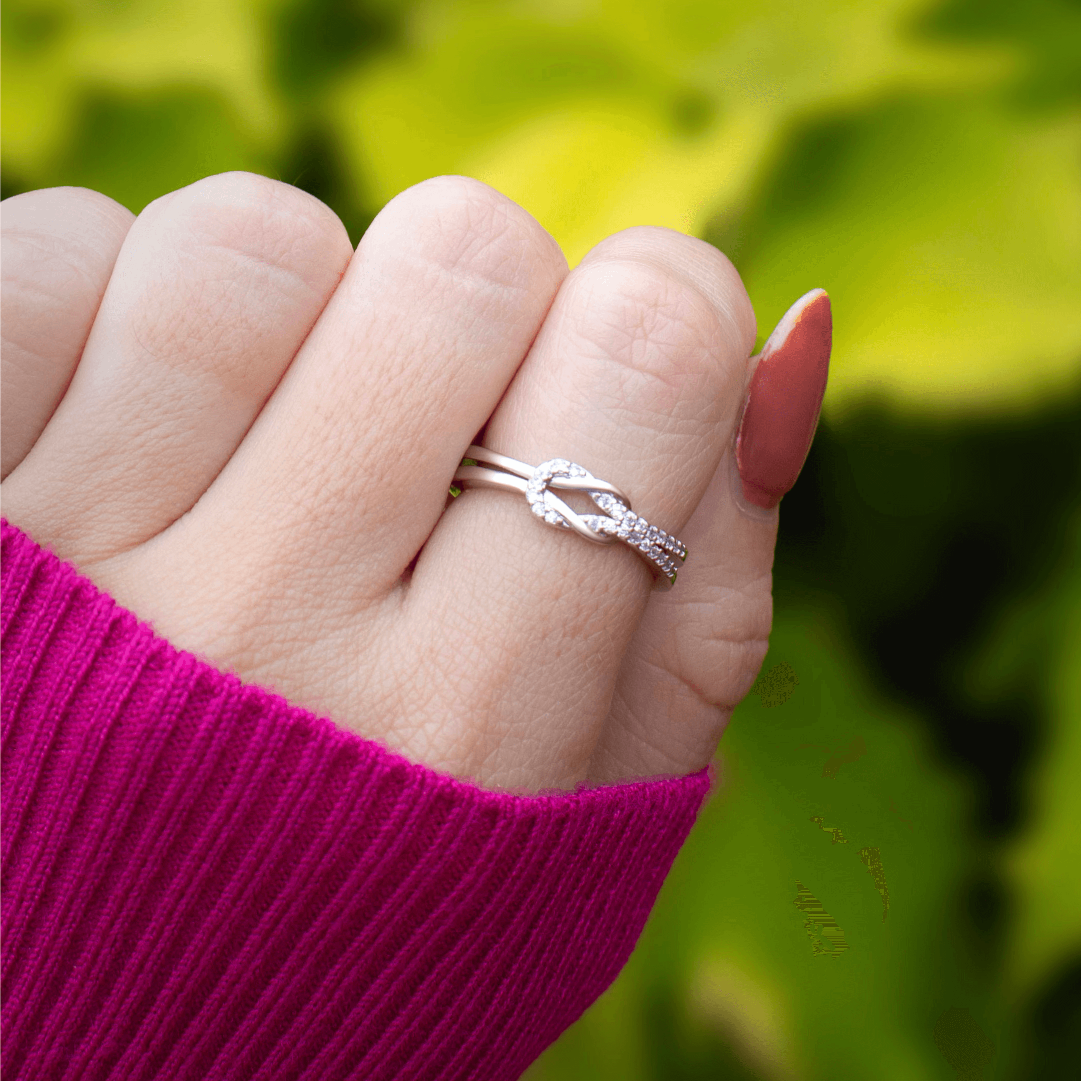 Forever Linked Knot Ring – Hope Rings