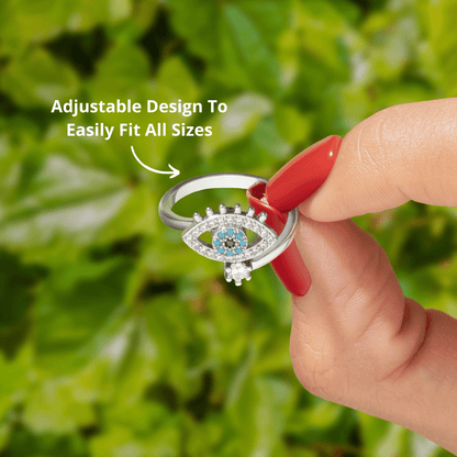 Evil Eye Fidget Ring