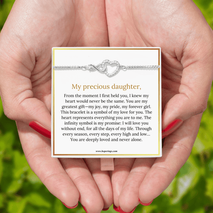To My Daughter - Forever Love Bracelet