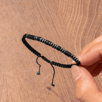 Just Breathe - Morse Code Bracelet