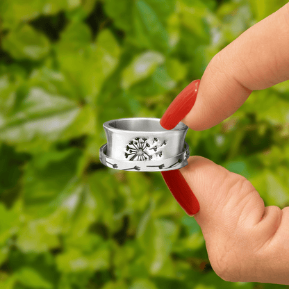 Dandelion Fidget Ring