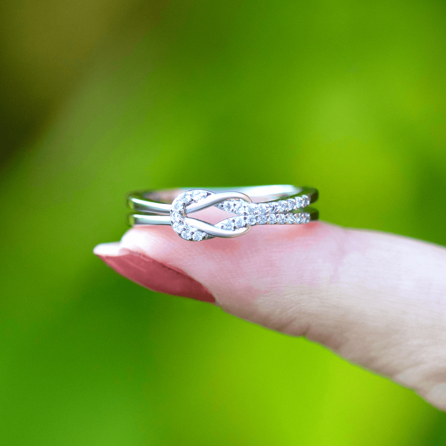 Forever Linked Knot Ring