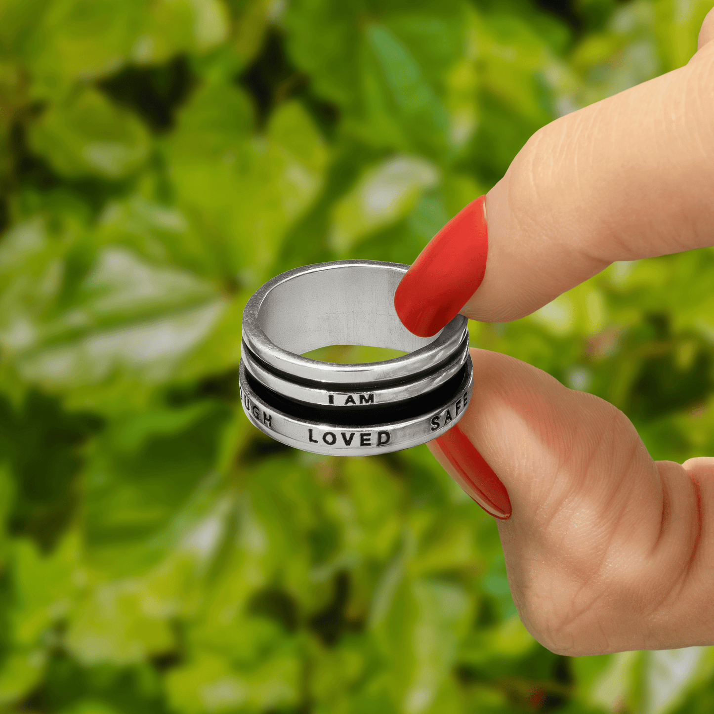 Mantra Fidget Ring