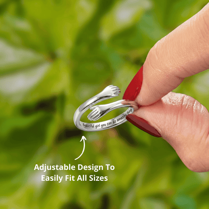 You Can Do Amazing Things Hug Ring
