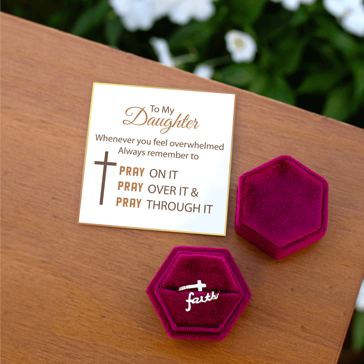 To My Daughter - The Faith Ring – Hope Rings