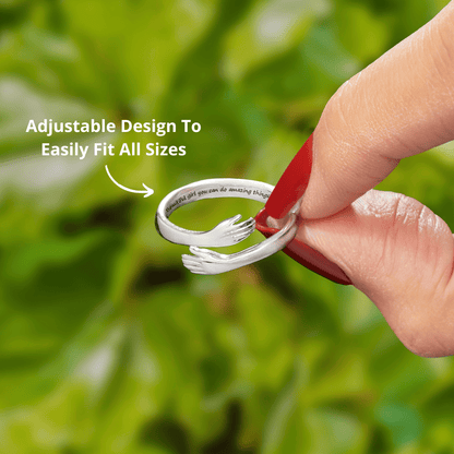 Forever My Granddaughter Hug Ring