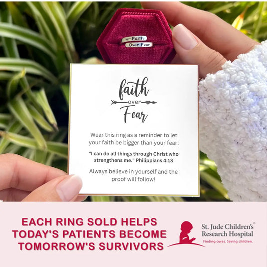 The Faith Over Fear Ring