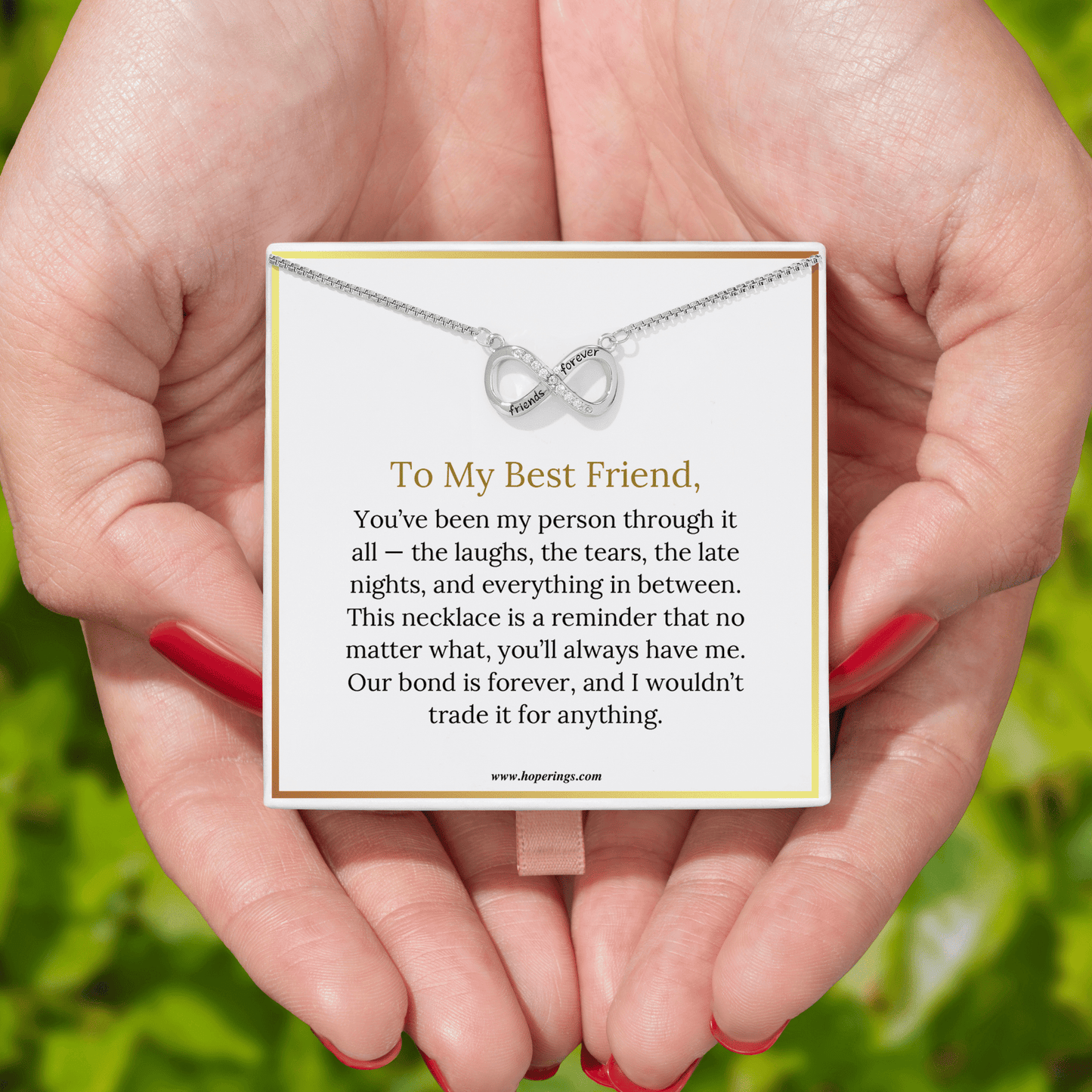 To My Bestfriend - Forever Necklace