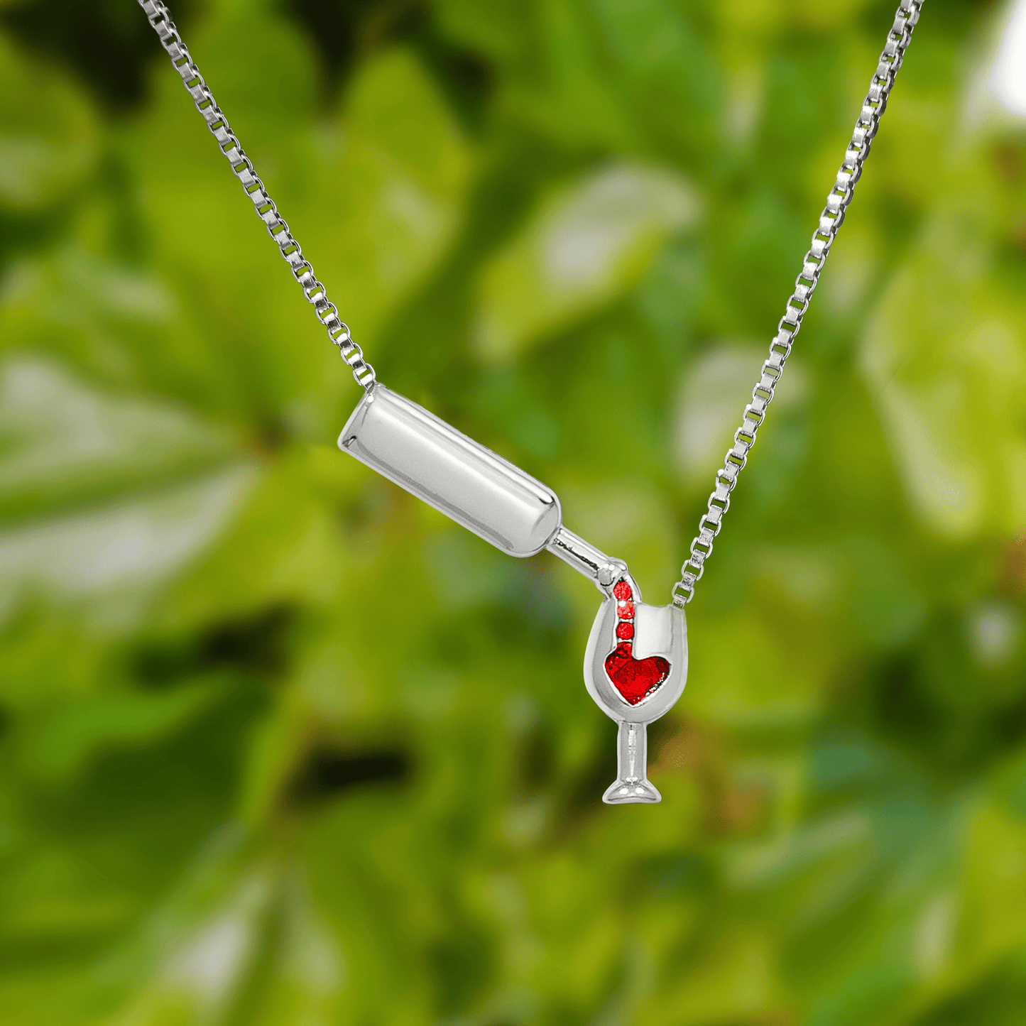 Wine Bottle Necklace